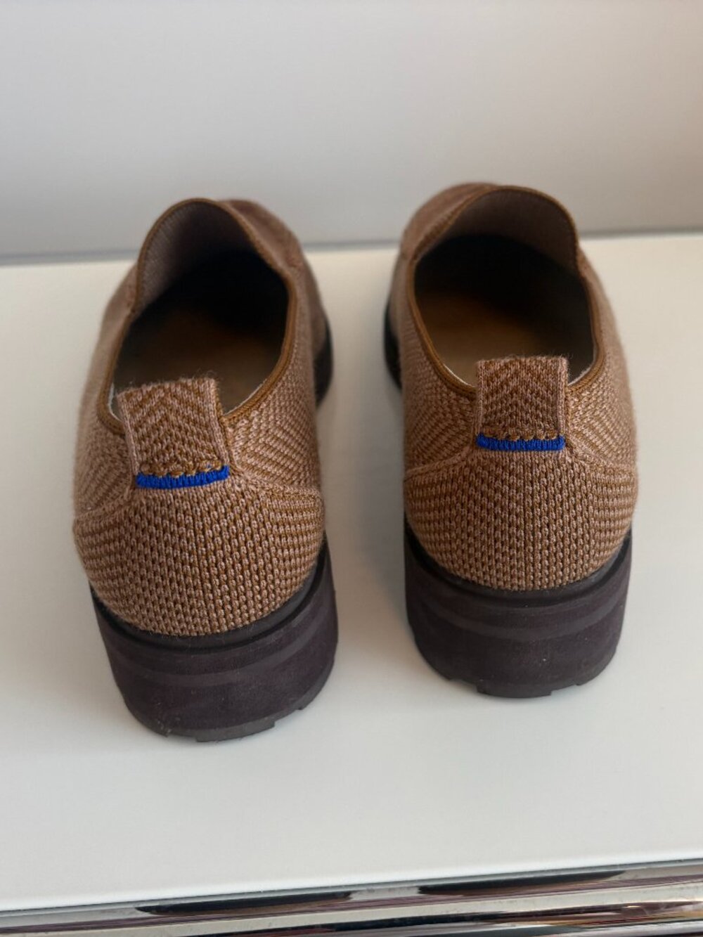 Rothy's The Lug Loafer - Teak Herringbone Size 8.5 - Picture 7 of 9